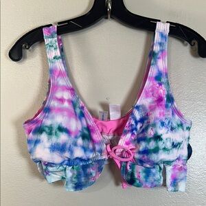 NEW Decree Tie-Dye Bikini Top